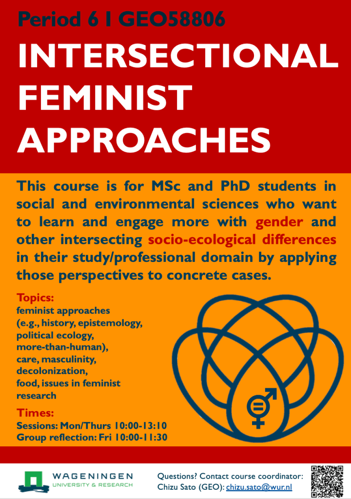 Course | Intersectional Feminist Approaches&nbsp;(GEO58806)
