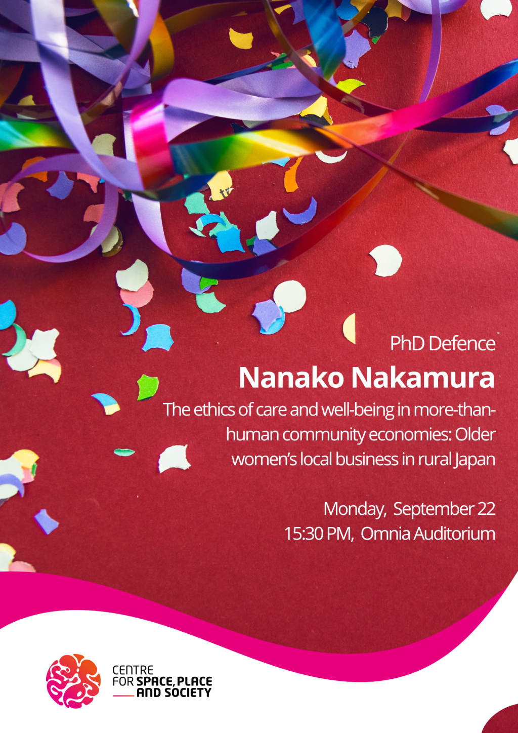 Upcoming PhD Defence | Nanako Nakamura