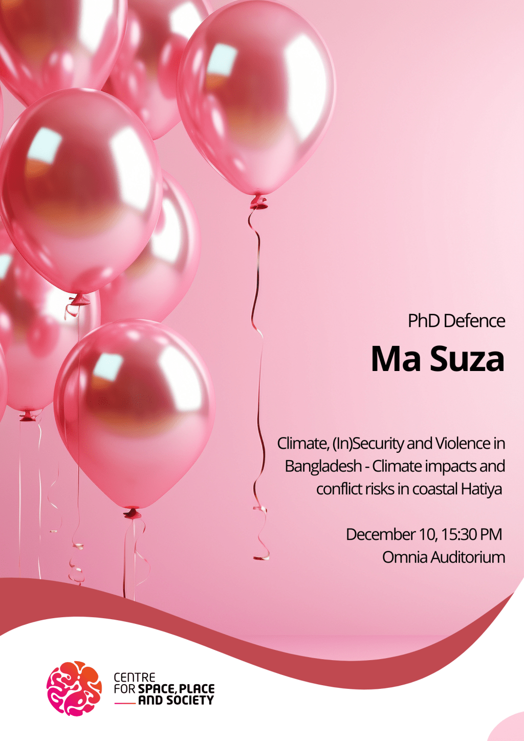 Upcoming PhD defence | Ma Suza