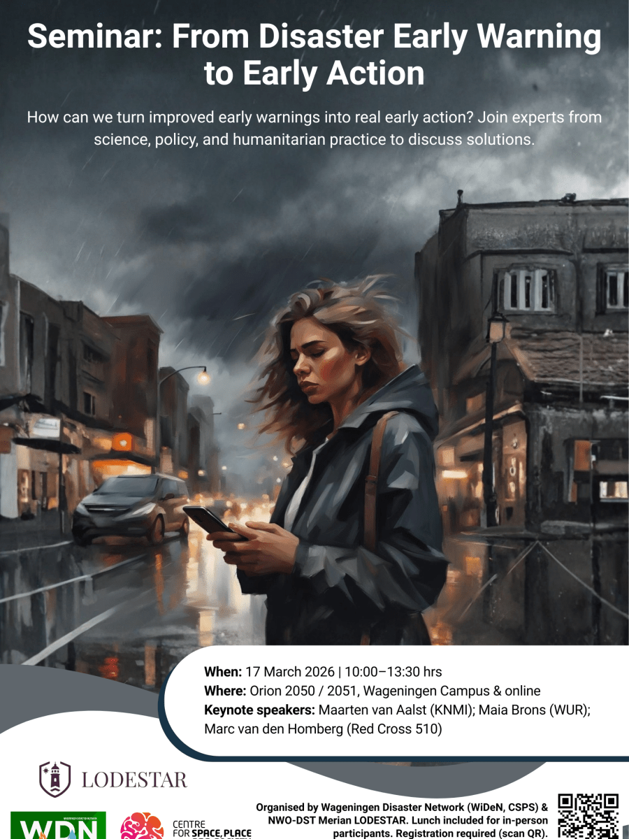 Seminar: From Disaster Early Warning to Early&nbsp;Action