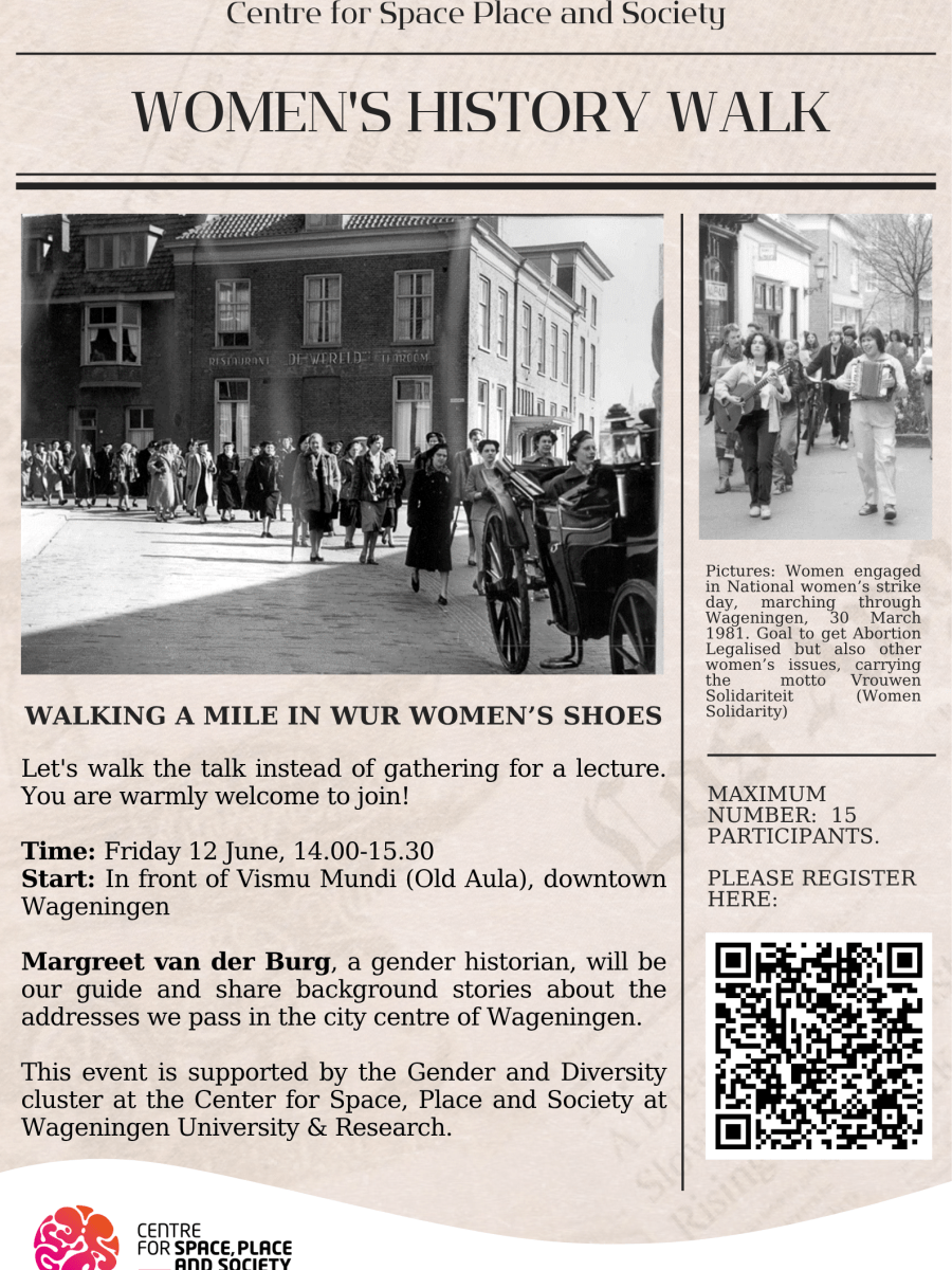 Women’s History Walk in Downtown&nbsp;Wageningen