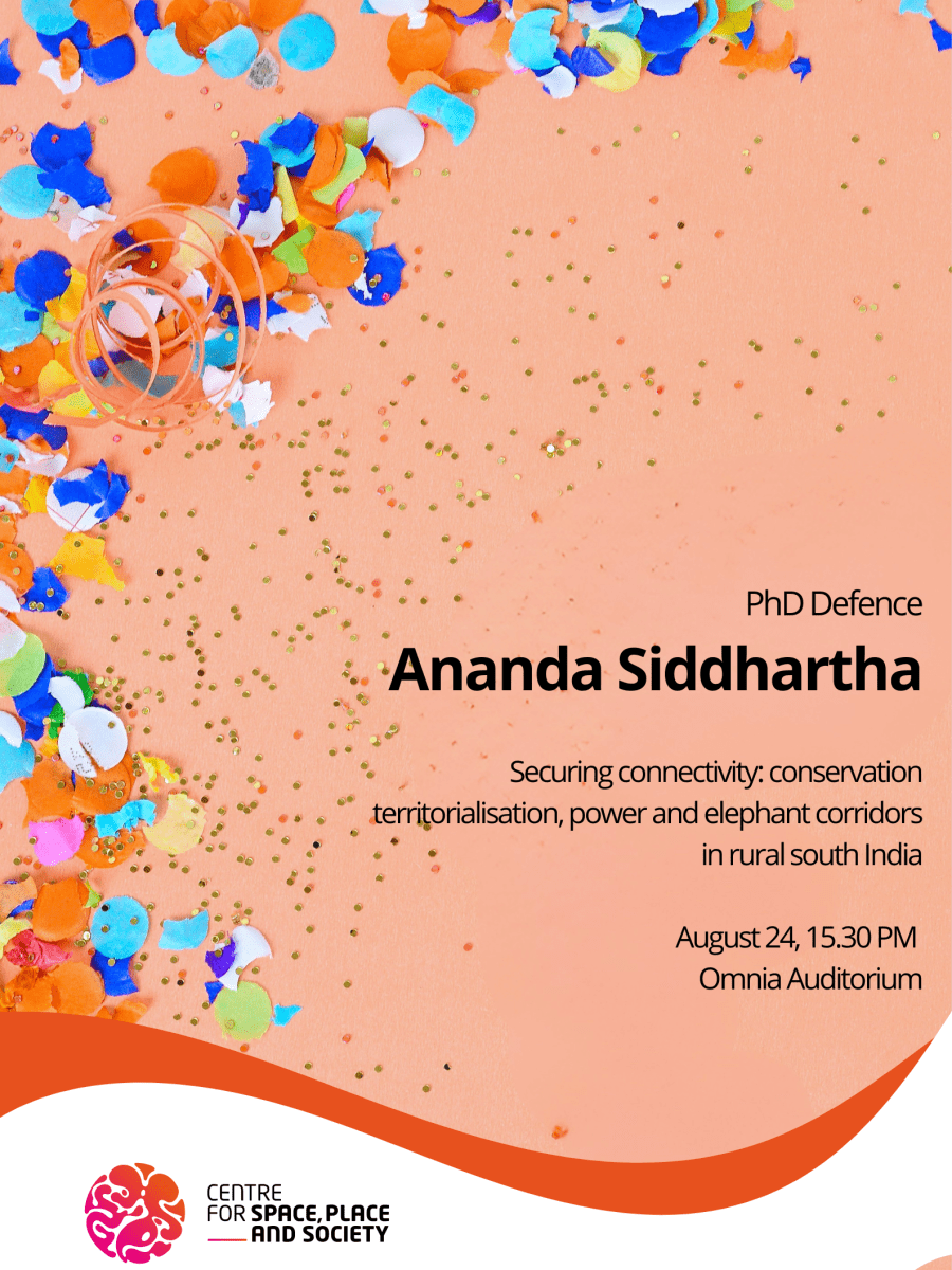 Upcoming PhD defence | Ananda Siddhartha  